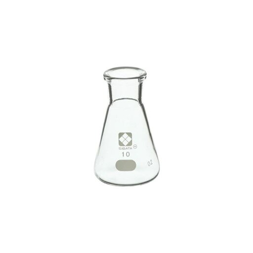 三角フラスコ 目安目盛付 10mL 6入 【010530-10A】 三角フラスコ 目安目盛付 10mL 6入 【010530-10A】