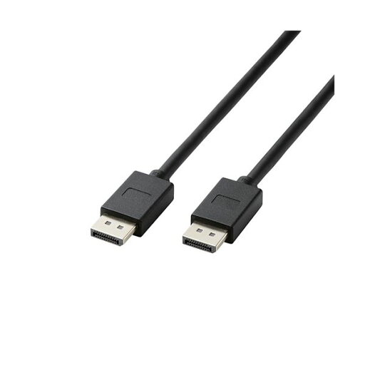【5個セット】 エレコム ディスプレイポートケーブル/ver1.4対応/2.0m/ブラック CAC-DP1420BK2X5 【5個セット】 エレコム ディスプレイポートケーブル/ver1.4対応/2.0m/ブラック CAC-DP1420BK2X5