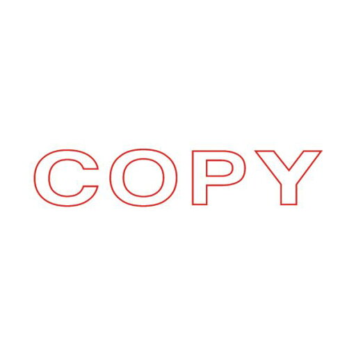 (まとめ) TANOSEE スタンパー 「COPY」赤 1個 【×10セット】 (まとめ) TANOSEE スタンパー 「COPY」赤 1個 【×10セット】