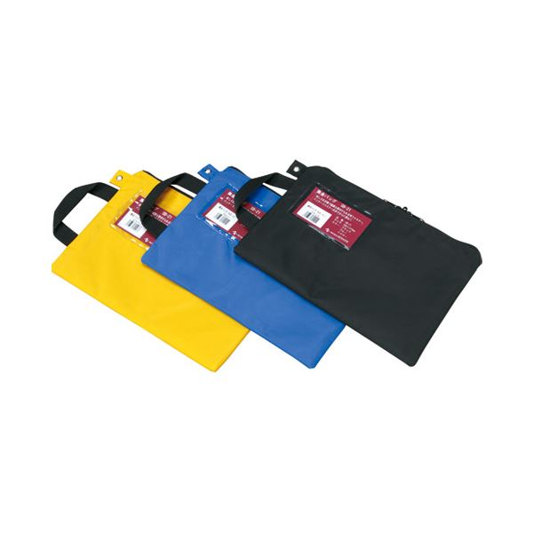 (まとめ）ミワックス キャリーバッグ SB-21 B5 マチ無 黄【×5セット】