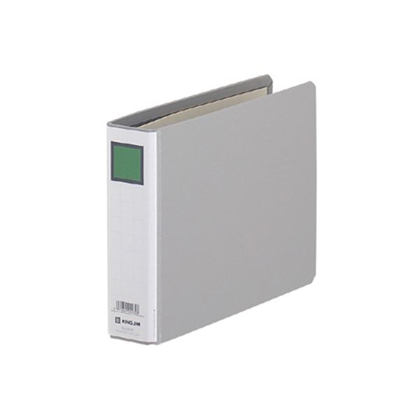 (まとめ) キングファイルG A5ヨコ 300枚収容 背幅46mm グレー 943N 1冊 【×30セット】