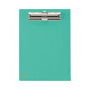 (まとめ) ライオン事務器 PETカラー用箋挟B6タテ グリーン No.205K 1枚 【×30セット】