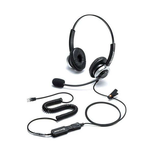 サンワサプライ 電話用ヘッドセット(両耳タイプ) MM-HSRJ01 1個