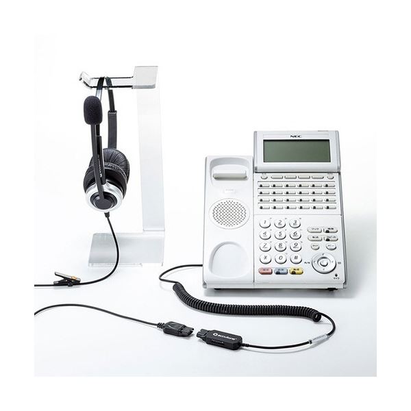 サンワサプライ 電話用ヘッドセット(両耳タイプ) MM-HSRJ01 1個