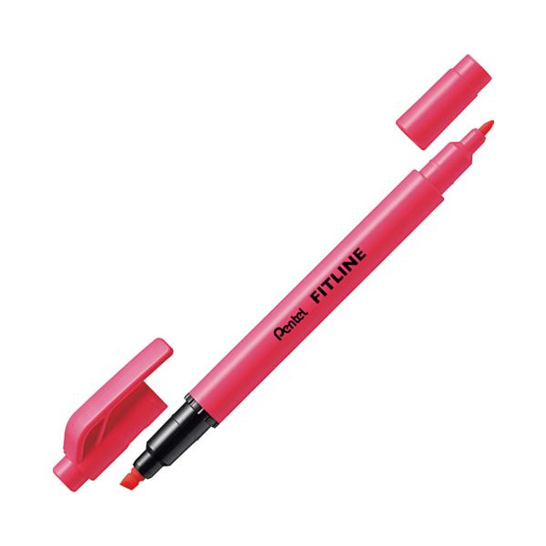 (まとめ) ぺんてる フィットライン ピンク SLW11-P【×50セット】