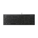 (まとめ)バッファロー USB接続有線フルキーボード 丸洗い対応 ブラック BSKBU310BKZ 1台【×3セット】(2)