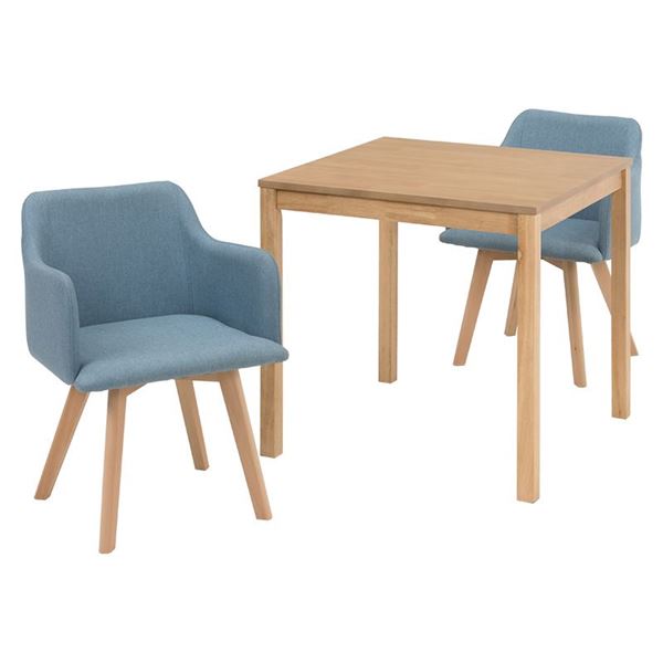 ダイニング3点セットテーブル75×...