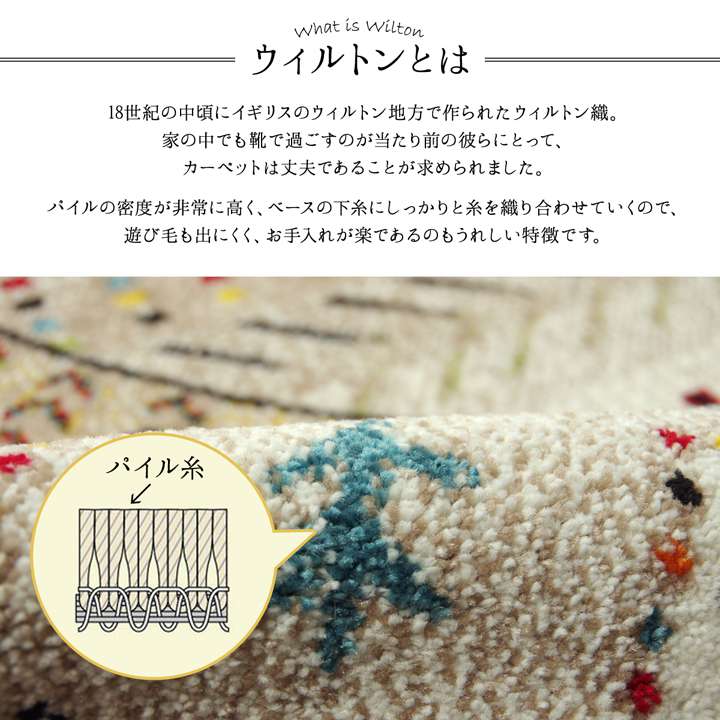 円形ラグ ラグ 夏用 カーペット 160 厚手...の紹介画像3