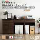 キッチンカウンター 180 ゴミ箱 食器棚 ロータイプ 完成品 ダストボックス 収納 スペース テーブル 幅180 奥行45 高さ85 スリム 引き出し 下収納...