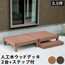 ウッドデッキ 人工木 90 庭 ベンチ 樹脂 屋外 diy キット セット 縁台 縁側 木目調 腐らない 台 スリム バルコニー ステップ 踏み台 テラス デッ...