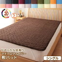 敷きパッド ベッドパッド シングル 薄手 夏 冬用 置くだけ ゴム付き ずれ防止 敷パッド マイクロファイバー おしゃれ オールシーズン ごろ寝 寝具 布団 パ...