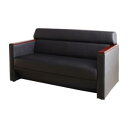 ソファ ソファー 応接 2人掛け レザー コンパクト 事務所 省スペース 合皮 皮 革 レザーソファ 黒 ブラック モダン おしゃれ 高級 ゆったり 肘あり 座...