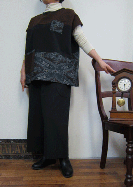 創作の服は楽しい♪料理はコワい。。。創作ベストを着て作る創作料理は星三つ♪