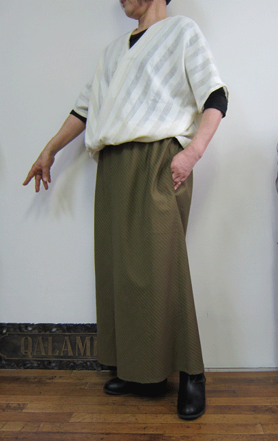 自然派好みにお勧めちょっと押し付け♪上下の配色がすんなりツーピース　1着限定