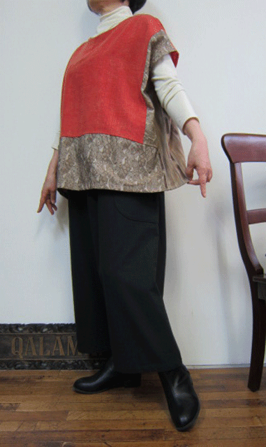 続・続・創作の服は楽しい♪料理はコワい。。。創作ベストを着て作る創作料理は星三つ♪