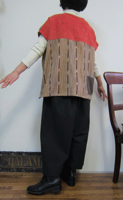 続・続・創作の服は楽しい♪料理はコワい。。。創作ベストを着て作る創作料理は星三つ♪