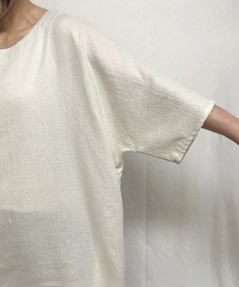 【大きいサイズ/日本製/オーダーメイド/送料無料】ふんわりガーゼチュニック 12色ダブルガーゼ/綿100％ゆったりサイズ 40代.50代.60代.70代個性派 シニア ミセス レディースファッション