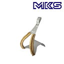 MKS TOE CLIP ALLOY Leather 三ヶ島ペタル トークリップ アロイ（軽合） 皮付[トークリップ][ペダル]