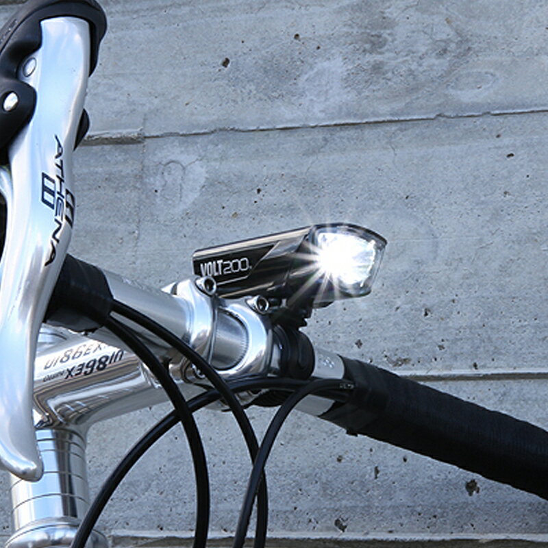 CATEYE（キャットアイ） ライトキット VOLT200+RAPID mini HL-EL151RC+TL-LD635R 前後ライト セット[ヘッドライト] [ロードバイク] [クロスバイク]