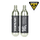 トピーク 16g ネジ付 CO2 カートリッジ 2本セット TOPEAK 即納 土日祝も出荷