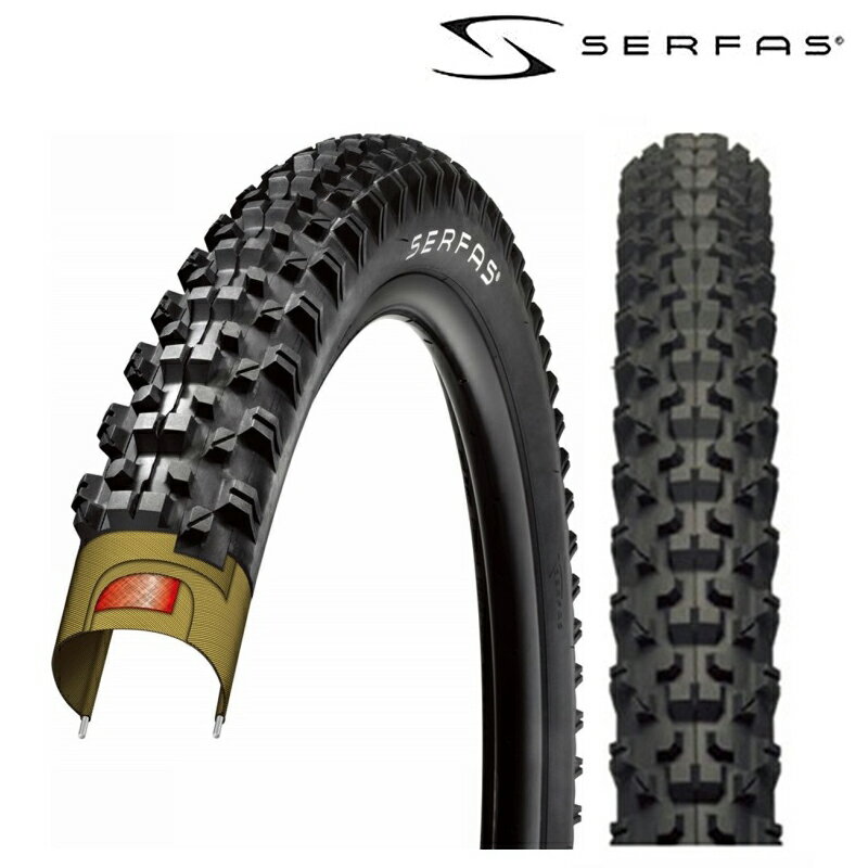 サーファス KREST(クレスト)ワイヤー 26x2.35 SERFAS