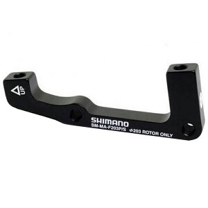 シマノ スモールパーツ・補修部品 SM-MA F 203 P/S 2フロント203mm用 キャリパー:ポストマウント 台座:インターナショナルA ISMMAF203PSA SHIMANO