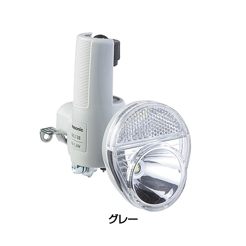 パナソニック LED発電ランプ フロント リムダイナモ発電 2200カンデラ PANASONIC 2