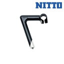 ニットー NPステム クランプ径(ハンドル25.4 コラム22.2)ブラック NITTO