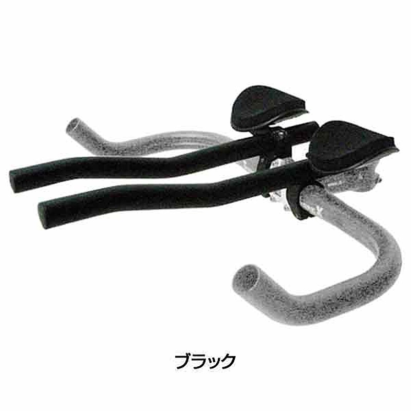 トランズエックス CLIP-ON BAR BLACK STRAIGHT TYPE （クリップオンバーブラックストレートタイプ ） JD-TB02 TRANZ-X