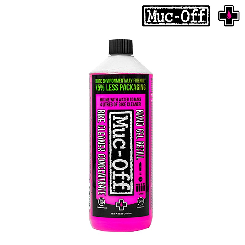 マックオフ BIKE CLEANER CONCENTRATE (バイククリーナーコンセントレート) 1L NANO TECH BIKE CLEANER 4倍濃縮詰め替え用 MUC-OFF 即納 土日祝も出荷