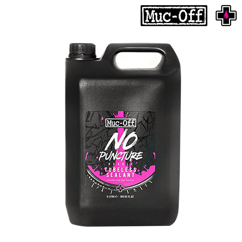 マックオフ NO PUNCTURE HASSLE TUBELESS SEALANT （ノーパンクチャーハッスルチューブレスシーラント）5L ボトル MUC-OFF