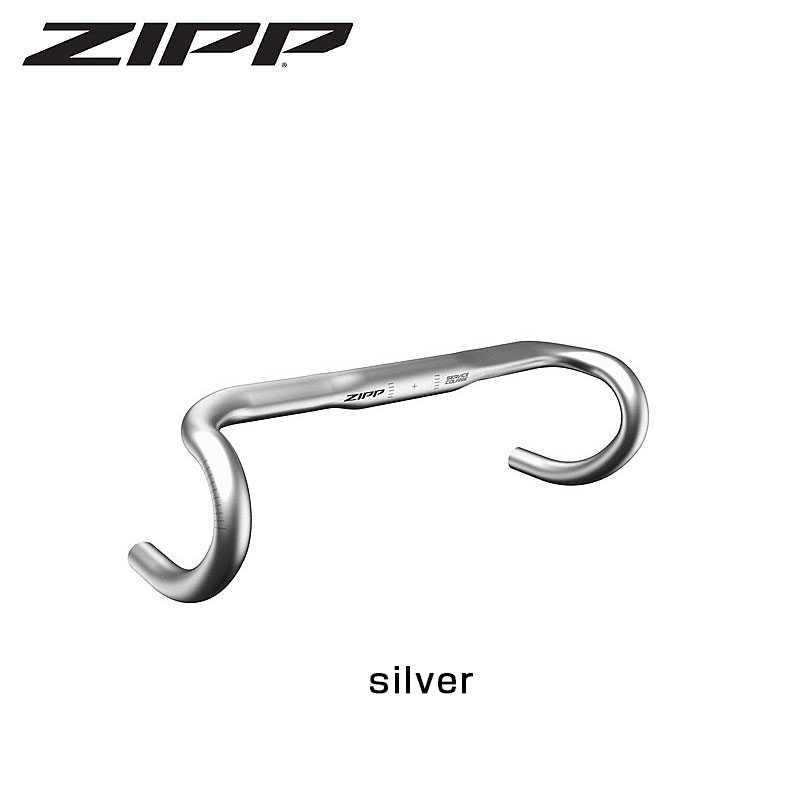 ジップ Service Course 80 Ergo Handlebar（サービスコース80エルゴハンドルバー）シルバー クランプ径：31.8mm ZIPP