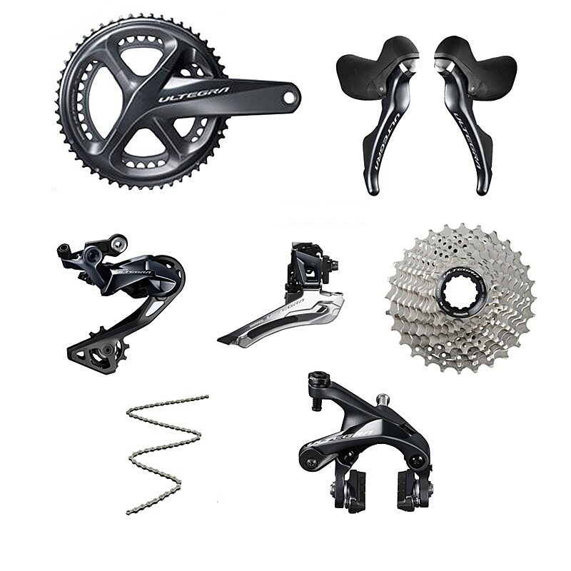 SHIMANO 105 R7100 12s Di2 DISK COMPONENT SET シマノ ディスク コンポセット (電動内装キット) エレクトリックワイヤー付 コンポーネント [スプロケ:11-34T]