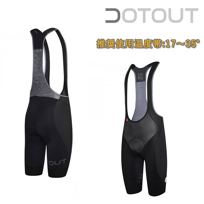 ☆DOTOUT☆ ■DOTOUTとは DOTOUT（ドットアウト）は、2015年にイタリアで生まれたサイクリングアパレルブランドです。 ブランド名の由来は、終止符を意味する「DOT」と、屋外を表す「OUT」の組合せで、日々忙しく過ごす日常から離れ、サイクリングを楽しもう！という意味が込められています。 イタリアでは日常がどんなに忙しくても時間を見つけサイクリングを楽しむ人が大勢います。 そんな彼らのライフスタイルを体現しているのがDOTOUT（ドットアウト）です。◆A20M300 ●フィッティング： Pro Fit ●パッド： DOT PRO ●ファブリック： DOT HOT LIGHT (carbon construction) - front、DOT HOT LIGHT - back、Dot Mesh X-Light ●コンプレッション： HIGH COMPRESSION ●推奨使用温度帯： 17～35°高性能なテクノロジーのデュアルグリッパービブショーツは4つの生地で作られ、最高のフォームフィットデザイン、動きやすさ、最大の通気性、速乾性を実現します。 レッグカフの革新的なデュアルグリッパー構造は、絶対的な快適性と適度な圧迫感のグリップがカスタムデザイン設計されています。 中間のメッシュエリアは通気性を高め、ヴァリアブルテンションファブリックが背面で最大の安定性を保証します。 革新的なDot Free-Fitシステムディバイダーにより、ビブショーツがしっかりとフィットし、ストラップを正しい位置に保ちます。 人間工学に基づいたデザインと特別に設計されたパッドを備えたこのビブショーツは、DOTOUTのUltra Distance rangeに含まれます。 ビブショーツは、サドルでの快適な安定性のためにシングル高密度フォーム（120）で作られたDot Proアナトミックパッドを備えています。