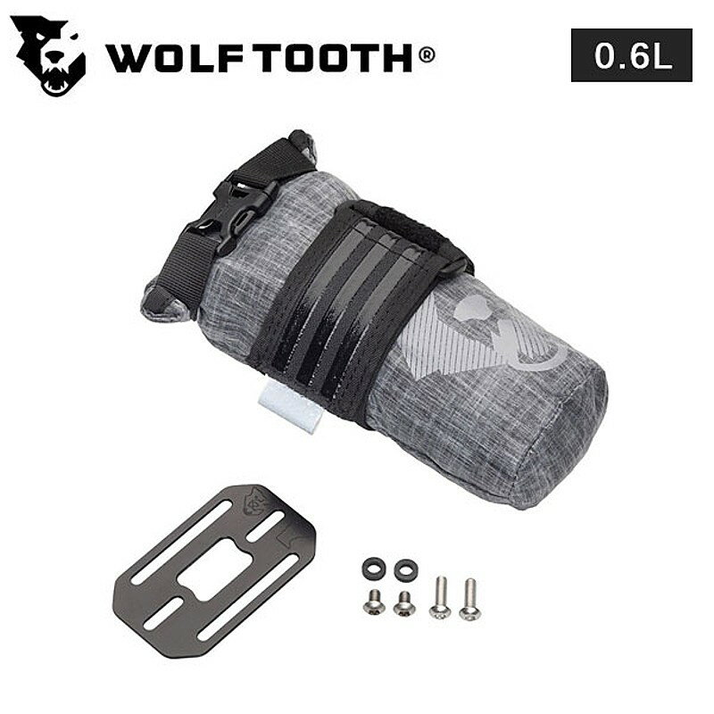 ウルフトゥース B-RAD TekLite Roll-Top Bag （ビーラッドテクライトロールトップバッグ）マウントプレート付き 0.6L Wolftooth