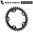 ウルフトゥース Drop stop Chainring（ドロップストップチェーンリング）110BCD 5Bolt PTE 楕円チェーンリング 38T 40T 42T Wolftooth