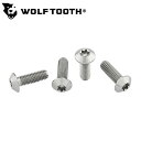 ウルフトゥース Ti water bottle cage bolts low profile 4 pack(Tiウォーターボトルケージボルトロープロファイル4個入) Wolftooth