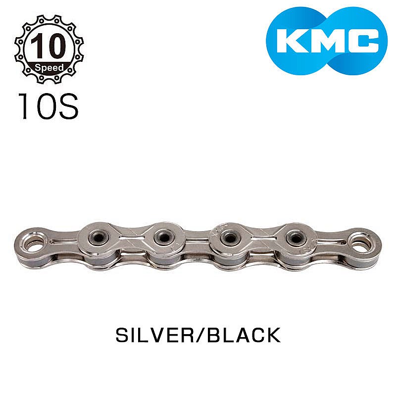 ケーエムシー X10SL 10S チェーン SILVER/BLACK KMC