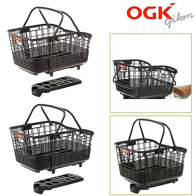オージーケー技研 RB-037B6 着脱籐風スライドうしろバスケット OGK(4)