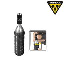 トピーク NANO AIRBOOSTER (ナノエアーブースター)25g CO2カートリッジ1本付 CO2 カートリッジ シェル付 TOPEAK