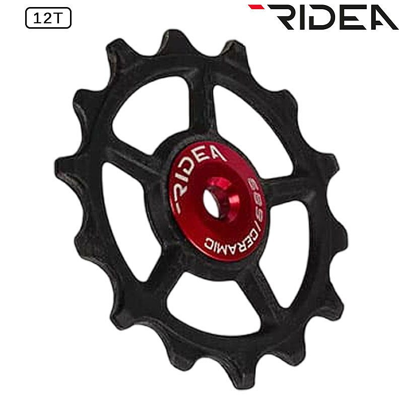 ライデア CARBON 5SPOKE PULLEY FULL CERAMIC 12T（カーボン5スポークプーリーフルセラミック12T） RIDEA