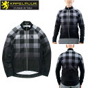 大感謝祭セール!カペルミュール サーモジャケット バッファローチェック ブラック【5℃〜15℃対応】 kpjk1051 KAPELMUUR 即納 土日祝も出荷