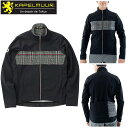 カペルミュール 防風切替ジャケット リバーチェック ブラック【0℃〜10℃対応】 kpjk1038 KAPELMUUR 送料無料