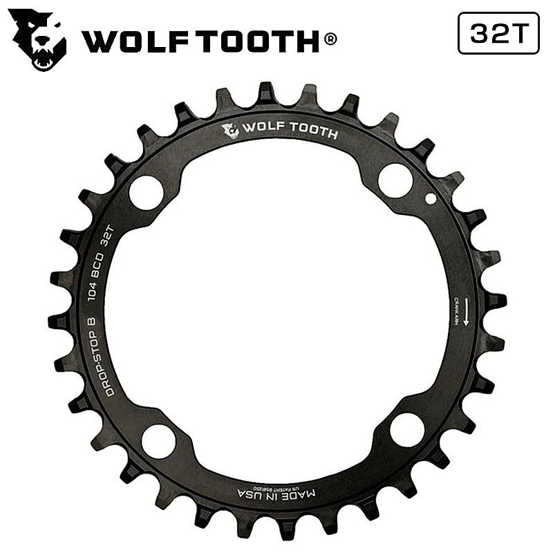 եȥ Drop stop B Chainring ʥɥåץȥåB󥰡104 BCD 32T Wolftooth ...