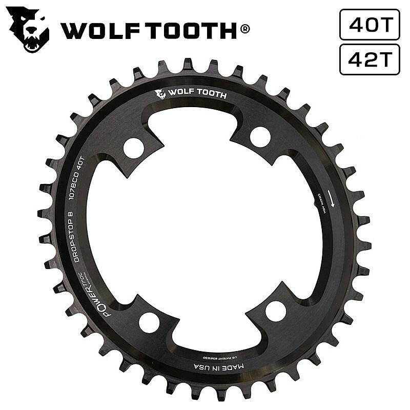 ウルフトゥース ELLIPTICAL 107 BCD CHAINRING FOR SRAM 40T 42T Wolftooth