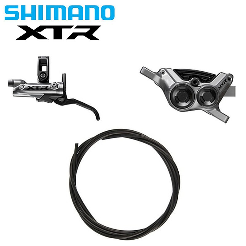 シマノ XTR BL-M9220/BR-M9220 4ピストンJKIT 左後 レジン 1700mm オイル充填済み SHIMANO