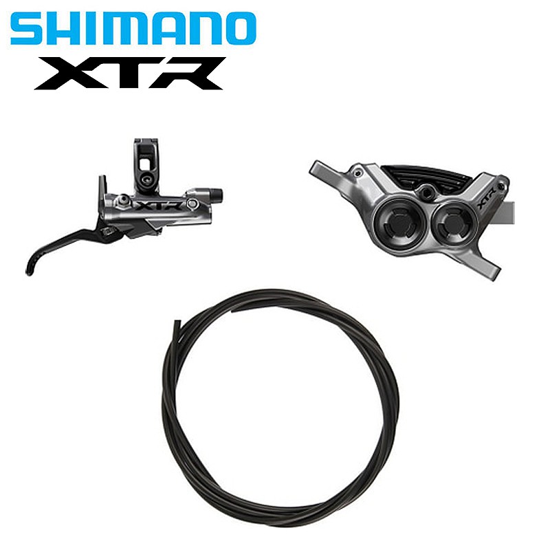 シマノ XTR BL-M9220/BR-M9220 4ピストンJKIT 右前 レジン 1000mm オイル充填済み SHIMANO
