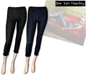 SEE YOU MONDAY 桼ޥǥ CAPRI DENIM LEGGINGS ǥ˥ 쥮 P3045