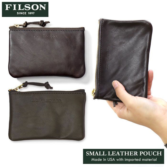 FILSON スモールレザーポーチ SMALL LEATHER POUCH 本革 11063219