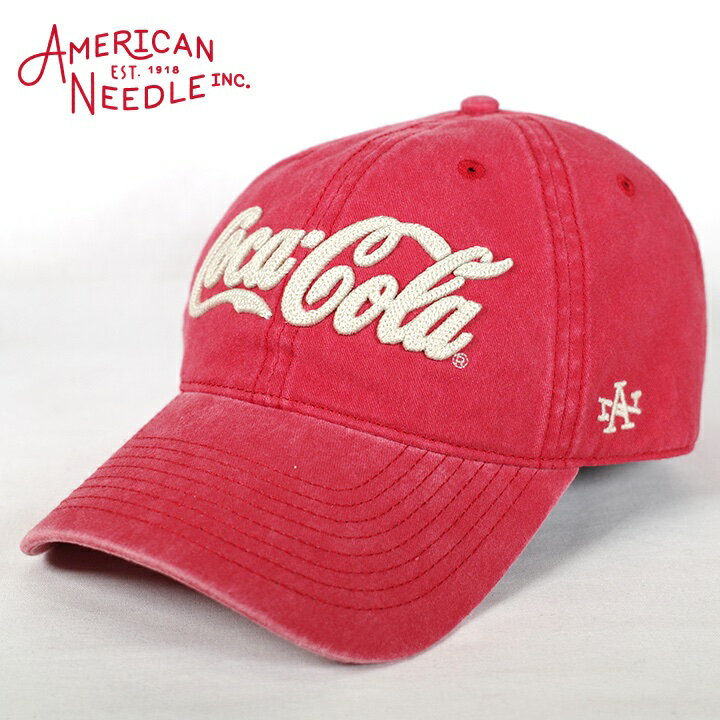 AMERICAN NEEDLE アメリカンニードル Coca-Cola コカコーラ Coke Logo CAP キャップ【RAGRAN WASH】smu712a-coke